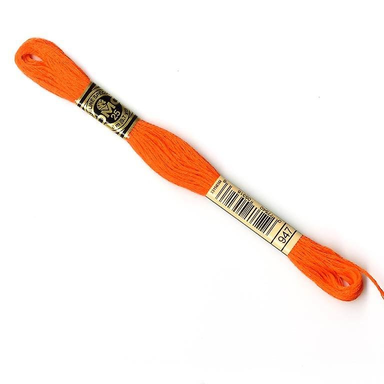 Linha de Bordado Mouline Tons de Laranja DMC Linha de Bordado