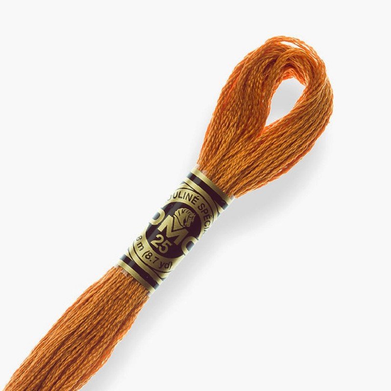 Linha de Bordado Mouline Tons de Laranja DMC Linha de Bordado