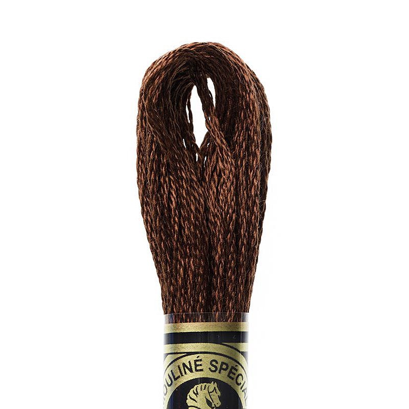 マロン Linhas de Bordado Mouline Tons de Marrom DMC Linha de Bordado